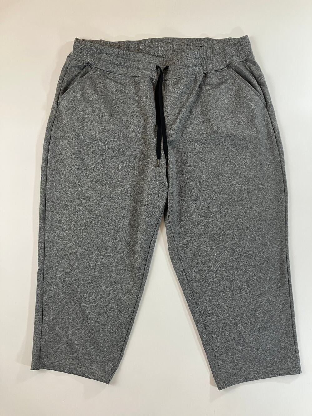 Tek Gear Women’s XL Gray On The Go Athletic Pants Stretch Zip Pockets
